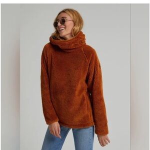 Burton Tan Sherpa Fleece Pullover